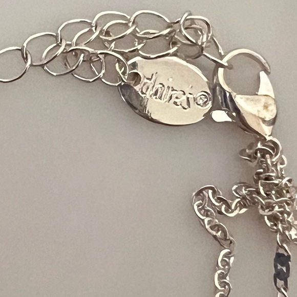 4 Tier Silver Necklace - Picture 7 of 7